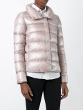 quilted zip up puffer jacket