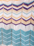 zig-zag knitted poncho jumper