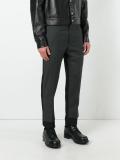 colour block tailored trousers