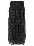 long silk skirt