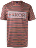 striped panel T-shirt 