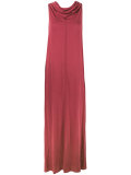 cowl-neck and back dress
