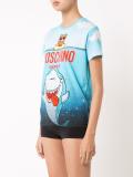 teddy and shark T-shirt