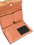 removable strap fringed clutch