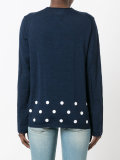 printed knitted sweater