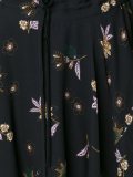 floral print pleated skirt