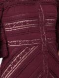 ruffled lace dress