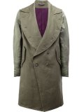 curved lapel coat 