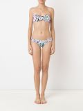 printed bandeau bikini set