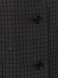 checked sleeveless jacket
