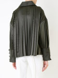 pleated trim jacket 
