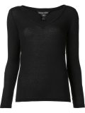 'Satisfaction' V-neck top 