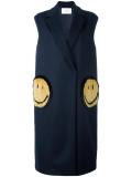 oversized 'Smiley' gilet