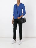 band collar blouse