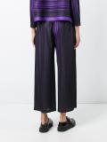 straight cropped trousers