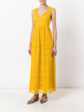lace overlay maxi dress