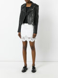 frayed edge skirt