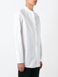 band collar shirt 