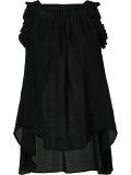 ruffled detail blouse