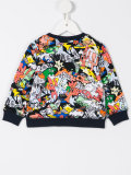 cartoon print sweatshirt 