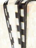 contrast detail clutch bag