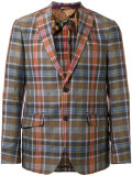 plaid blazer