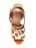 animal print sandals