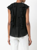 ruffled blouse