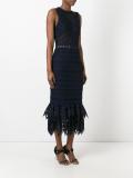 fitted crochet dress