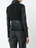 off-centre zip jacket