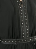 lace-up studded dress
