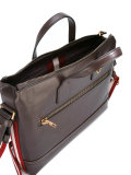 striped strap laptop bag