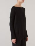 stone embellished knit blouse