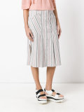 striped skirt