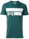 stripe logo print T-shirt