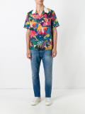 tropical print shirt