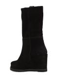 wedge mid-calf boots