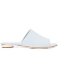 open toe mules