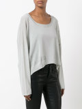 tonal bug print jumper