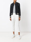 folded hem cropped trousers
