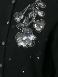 floral embellished cardigan