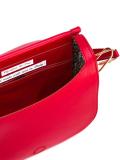 smoking lips embroidered 'Carson' shoulder bag