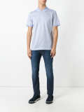 embroidered logo polo shirt