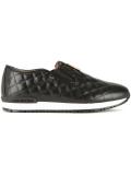 quilted slip-on sneakers