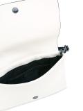 embossed logo crossbody bag