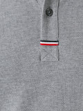 tri-colour stripe polo shirt