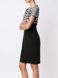 plaid front dress