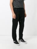 stitched panel sweat pants 