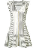 striped mini dress