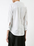 asymmetric buttoned shirt 